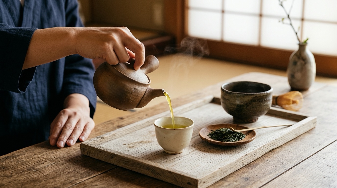 A potter trimming a porcelain bowl on the wheel