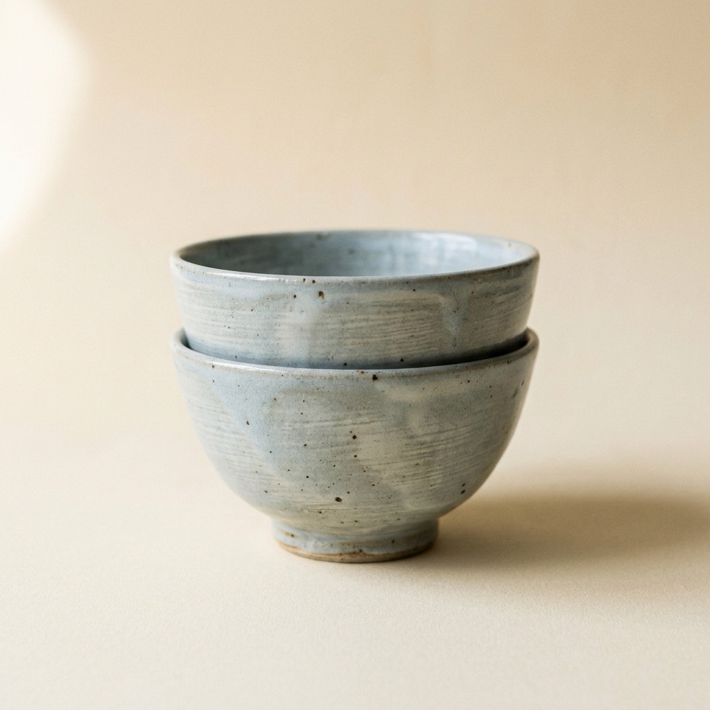 Mino Ware Rice Bowl, Set of 2 – 美濃焼 飯碗 2客組